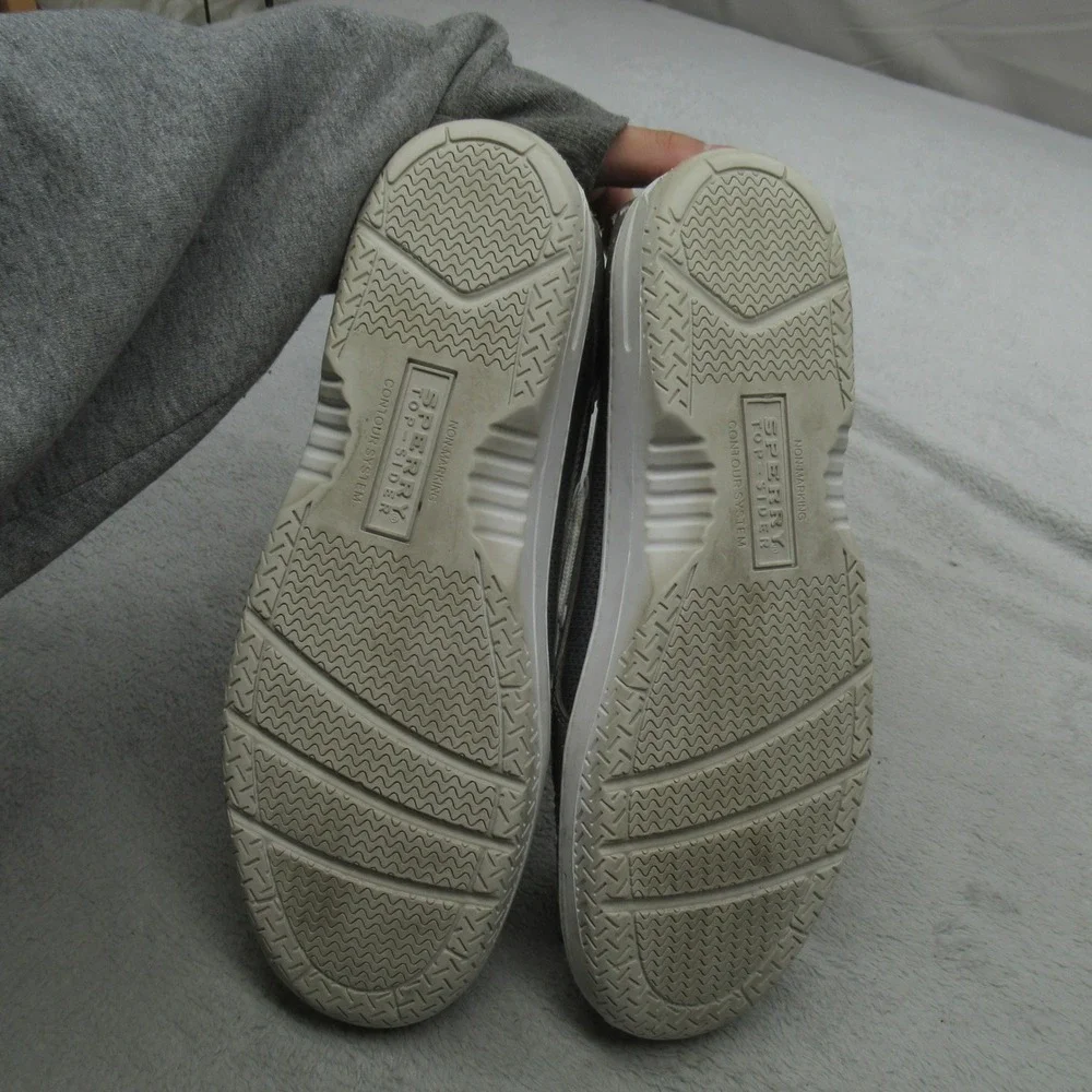 Sperry‎ Men 11 Boat Shoes Gray Top Sider Suede Classic Nautical Casual Outdoor